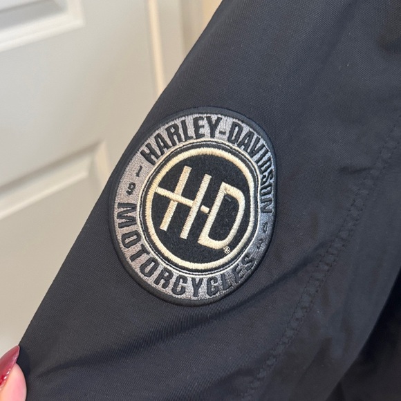 Harley-Davidson Midnight Black Varsity Jacket - Picture 6 of 9